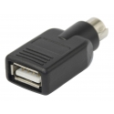 Deltaco USB-81 kabeļu spraudņu pāreja PS/2 Lillā Deltaco USB-81 kabeļu spraudņu pāreja PS/2 Lillā