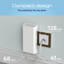 Keenetic Buddy 6 SE (KN-4410) Tīkla atkārtotājs Balts, Pelēks 1000 Mbit/s Keenetic Buddy 6 SE (KN-4410) Tīkla atkārtotājs Balts, Pelēks 1000 Mbit/s