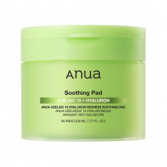 Anua Azelaic 10 + Hyaluron Redness Soothing Pad Nomierinoši Spilventiņi Sejai 90 gab