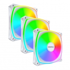 Montech RX120 PRO Корпус компьютера Вентилятор 12 cm Белый 3 шт