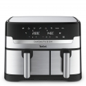 Tefal Dual Easy Fry & Grill EY905D Dubults 8,3 L Atsevišķs 2700 W Karstā gaisa fritētājs Nerūsējošs Tefal Dual Easy Fry & Grill EY905D Dubults 8,3 L Atsevišķs 2700 W Karstā gaisa fritētājs Nerūsējošs