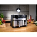 Tefal Dual Easy Fry & Grill EY905D Dvigubas 8,3 L Autonominės 2700 W Karšto oro gruzdintuvė Nerūdija Tefal Dual Easy Fry & Grill EY905D Dvigubas 8,3 L Autonominės 2700 W Karšto oro gruzdintuvė Nerūdija