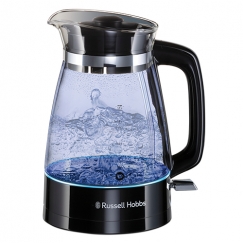Russell Hobbs 26080-70 elektrikann 1,7 l 2400 W Must, Läbipaistev