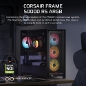 Corsair FRAME 5000D RS ARGB „Midi Tower“ Juoda Corsair FRAME 5000D RS ARGB „Midi Tower“ Juoda