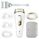 Braun Silk-expert Pro PL5356 Intensīvi pulsējošās gaismas (IPL) Zelts, Balts Braun Silk-expert Pro PL5356 Intensīvi pulsējošās gaismas (IPL) Zelts, Balts