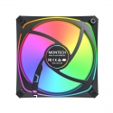 Montech AX120 PRO Kompiuterio korpusui Ventiliatorius 12 cm Juoda 3 vnt Montech AX120 PRO Kompiuterio korpusui Ventiliatorius 12 cm Juoda 3 vnt