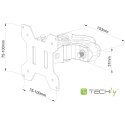 Techly ICALCD100BK Desk Black