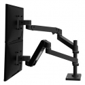 Ergotron LX Pro Series 45-690-292 monitora stiprinājums un statīvs 68,6 cm (27") Galds Melns