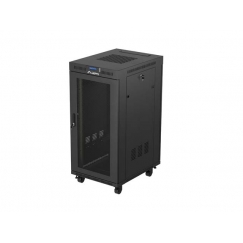 Lanberg FF01-6824-23BL püstik 24U Eraldiseisev serverikapp Must