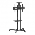Manhattan 461238 monitoriaus laikiklis arba stovas 177,8 cm (70") Grindys Juoda Manhattan 461238 monitoriaus laikiklis arba stovas 177,8 cm (70") Grindys Juoda