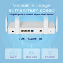 Keenetic Hopper DSL (KN-3610) belaidis maršrutizatorius Gigabitinis eternetas Dviguba juosta (2,4 GH Keenetic Hopper DSL (KN-3610) belaidis maršrutizatorius Gigabitinis eternetas Dviguba juosta (2,4 GH