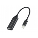 Conceptronic ABBY03B vaizdo kabelio adapteris HDMI A tipo (standartinis) C tipo USB Juoda Conceptronic ABBY03B vaizdo kabelio adapteris HDMI A tipo (standartinis) C tipo USB Juoda