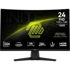 MSI MAG 242C monitori 59,9 cm (23.6") 1920 x 1080 pikseļi Full HD LCD Melns
