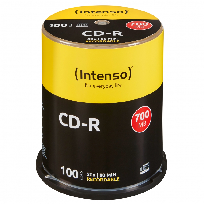 Intenso CD-R 700MB 52x 100 шт