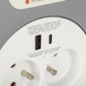 Montis Przedłużacz domowy zwijany z USB 10m MT188 2 AC outlet(s) Montis Przedłużacz domowy zwijany z USB 10m MT188 2 AC outlet(s)