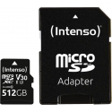 Intenso 3433493 zibatmiņa 512 GB MicroSDXC UHS-I Klases 10 Intenso 3433493 zibatmiņa 512 GB MicroSDXC UHS-I Klases 10