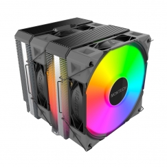 Montech NX600 ARGB Procesors Gaisa dzesētājs 12 cm Melns 1 pcs