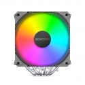 Montech NX600 ARGB Procesors Gaisa dzesētājs 12 cm Melns 1 pcs