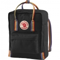 Fjällräven Kånken Rainbow mugursoma Melns, Daudzkrāsains Vinilons Fjällräven Kånken Rainbow mugursoma Melns, Daudzkrāsains Vinilons