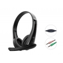 Conceptronic POLONA06B3T Stereo 3.5mm Headset, Noise Reduction Microphone Conceptronic POLONA06B3T Stereo 3.5mm Headset, Noise Reduction Microphone