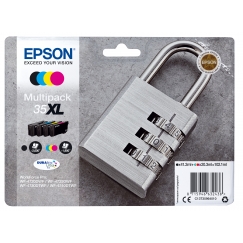 Epson Padlock C13T35964010 tintes kārtridžs 1 pcs Oriģināls Augsta (XL) produktivitāte Melns, Tirkīz