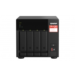 QNAP TS-473A NAS Tower Ryzen Embedded V1500B 8 GB DDR4 0 TB QNAP Turbo System Черный