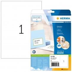 HERMA 5065 printerimärgis Valge Iseliimuv printerisilt