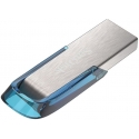 SanDisk Ultra Flair USB-välkmälu 128 GB USB tüüp A 3.2 Gen 1 (3.1 Gen 1) Sinine, Hõbe SanDisk Ultra Flair USB-välkmälu 128 GB USB tüüp A 3.2 Gen 1 (3.1 Gen 1) Sinine, Hõbe