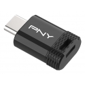 PNY Elite-X USB atmintukas 64 GB C tipo USB 3.2 Gen 1 (3.1 Gen 1) Juoda