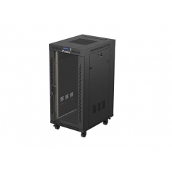 Lanberg FF01-6824-12BL palvelinteline 24U Itseseisova teline Musta