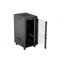 Lanberg FF01-6824-12BL püstik 24U Eraldiseisev serverikapp Must