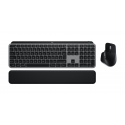 Logitech MX Keys S Combo for Mac tastatūra Pele iekļauta Mājas/Biroja Bluetooth sistēma QWERTZ Vācu 