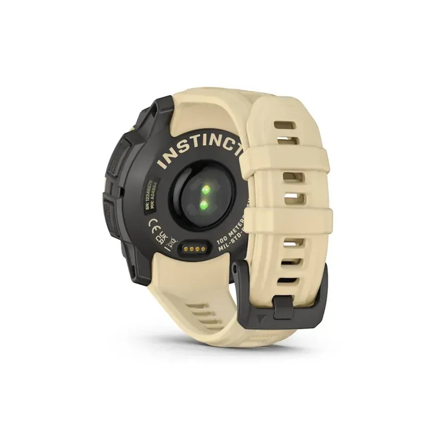 Garmin Instinct 3 AMOLED 3,05 cm (1.2") 45 mm Цифровой 390 x 390 пикселей Сенсорный экран Бежевый, С – 5