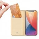 Dux Ducis Premium sērijas Skin Pro Magnētiskās fiksācijas sāniski atverams maks priekš Apple iPhone 12 Pro Max Zeltains Dux Ducis Premium sērijas Skin Pro Magnētiskās fiksācijas sāniski atverams maks priekš Apple iPhone 12 Pro Max Zeltains