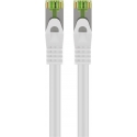 Goobay CAT 8.1 S/FTP patch cord, AWG 26, white, 0.5m Goobay CAT 8.1 S/FTP patch cord, AWG 26, white, 0.5m