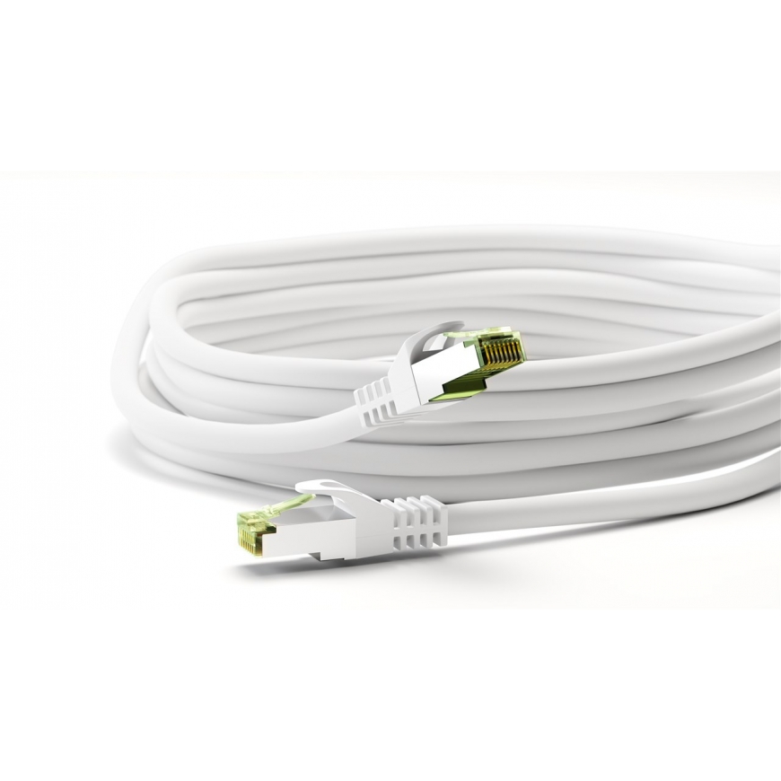 Goobay CAT 8.1 S/FTP patch cord, AWG 26, white, 0.5m – 5