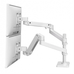 Ergotron LX Pro Series 45-690-290 monitora stiprinājums un statīvs 68,6 cm (27") Galds Balts