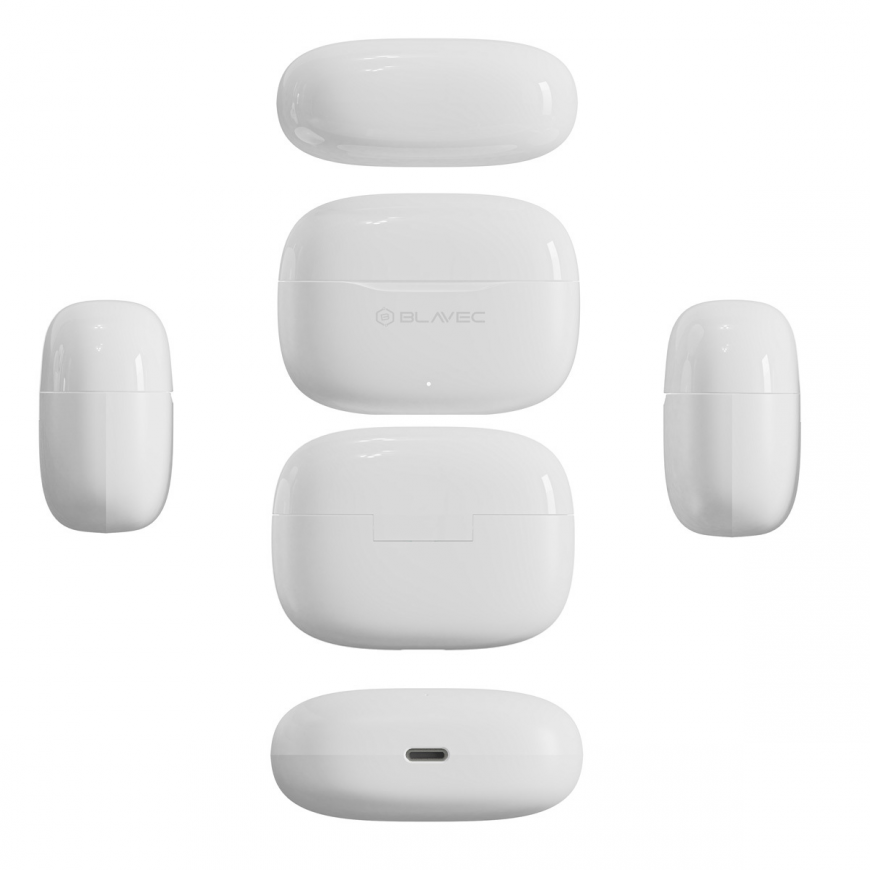 Blavec Bluetooth TWS Earphones BW-08 Speak AI (BW08SA-W) white – 3