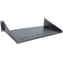 Intellinet 19" Cantilever Shelf, 2U, 2-Point Front Mount, 250mm Depth, Max 25kg, Black, Three Year W Intellinet 19" Cantilever Shelf, 2U, 2-Point Front Mount, 250mm Depth, Max 25kg, Black, Three Year W