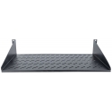 Intellinet 19" Cantilever Shelf, 2U, 2-Point Front Mount, 250mm Depth, Max 25kg, Black, Three Year W Intellinet 19" Cantilever Shelf, 2U, 2-Point Front Mount, 250mm Depth, Max 25kg, Black, Three Year W