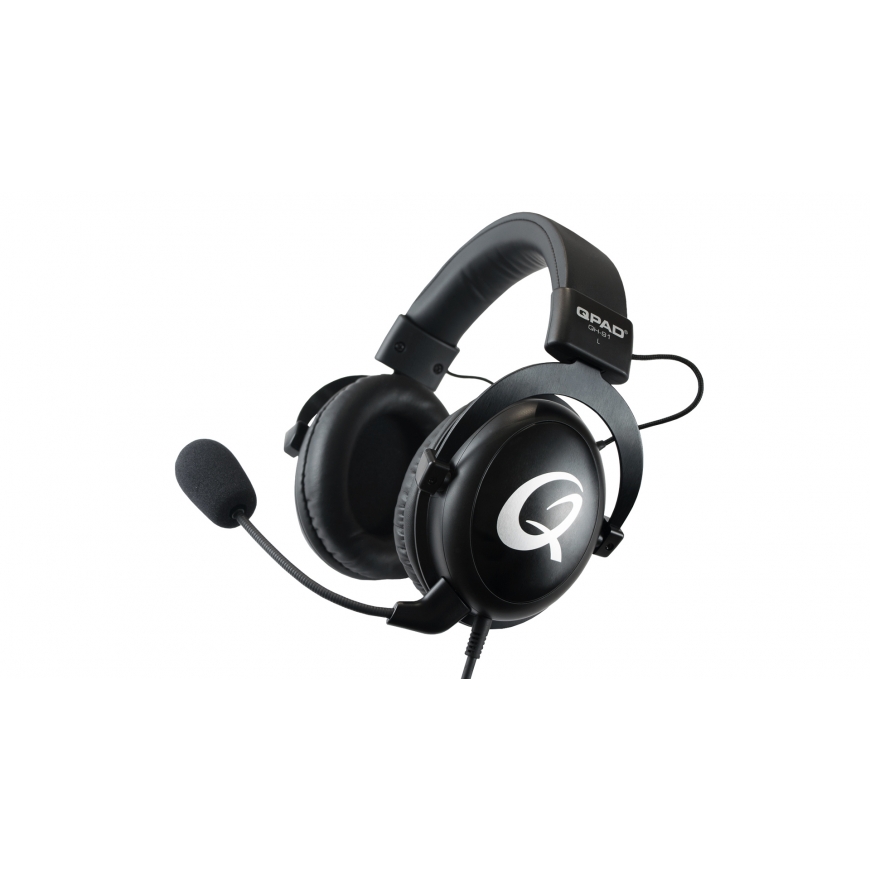 QPAD QH-91 Austiņas Vadu Speļu Melns