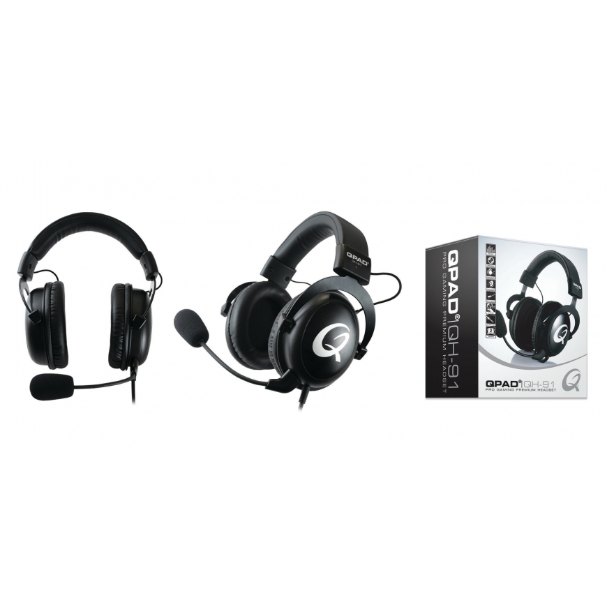 QPAD QH-91 Headset Wired Head-band Gaming Black – 4