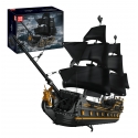 Mould King 13186 Black Pirate Ship Building Model Set | 4,794 PCS