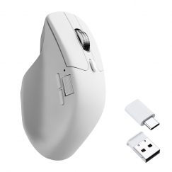 Keychron M6S-B72 mouse Universal Right-hand RF Wireless + Bluetooth + USB Type-C Optical 12000 DPI