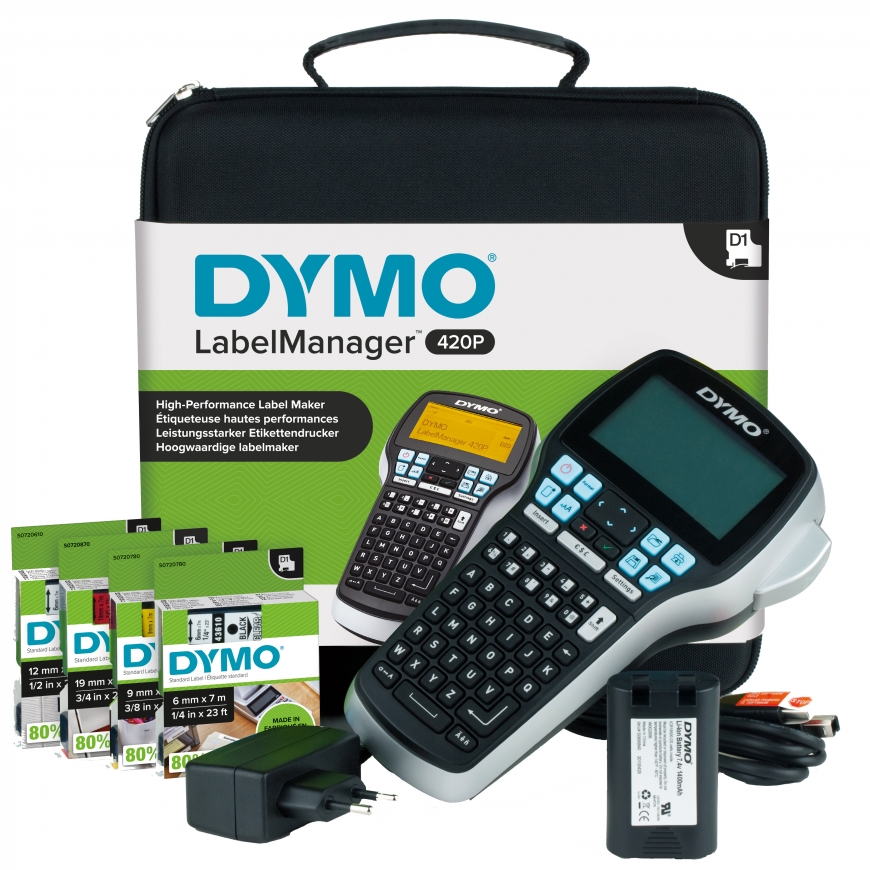 DYMO LabelManager 420P™ ABC Kitcase etikečių spausdintuvas – 2