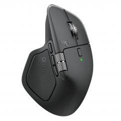 Logitech MX Master 4 kompiuterio pelė Biuras Dešinės rankos RD belaidis ryšys + „Bluetooth“ Lazeris 