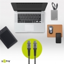 Goobay 49303 USB kabelis USB 2.0 2 m USB C Pelēks, Sudrabs Goobay 49303 USB kabelis USB 2.0 2 m USB C Pelēks, Sudrabs