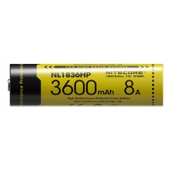 Nitecore BATTERY RECH. LI-ION 3.6V/NL1836HP(3600MAH) įkraunama baterija Ličio-jonų (Li-Ion) 3,6 V