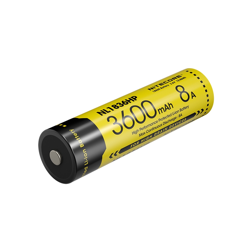 Nitecore BATTERY RECH. LI-ION 3.6V/NL1836HP(3600MAH) uzlādējamā baterija Litija jons 3,6 V – 3