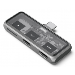 Satechi ST-HXRSDM laptop dock/port replicator Docking USB 3.2 Gen 2 (3.1 Gen 2) Type-C Grey